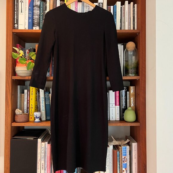 VINCE Black Midi Dress - Picture 4 of 6